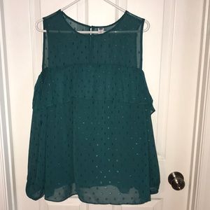 Open shoulder blouse